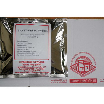 Bratwurst Gewürz 200g
