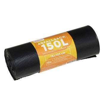 ALUFIX Müllsäcke 150L  schwarz