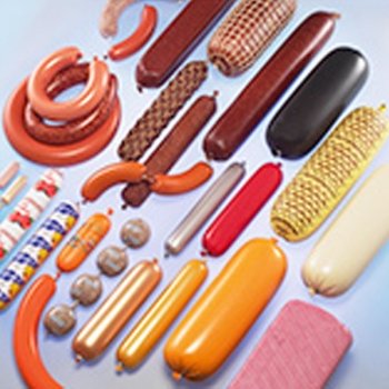 Wiberg Faserdarm Kaliber 60/50 Hauswurst 4 färbig