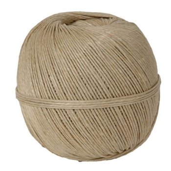 Flachs-Bindfaden 2-fach, ca. 1,8 mm, poliert, nutur.