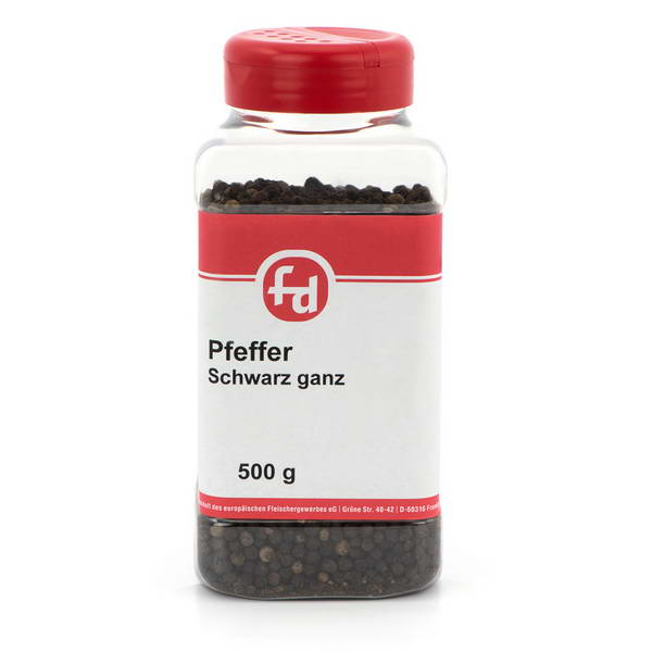 Pfeffer Schwarz und ganz