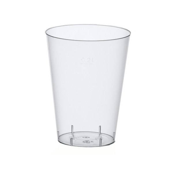 Trinkbecher glasklar 0,2 Liter