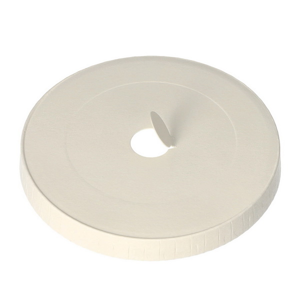 DECKEL F.TRINKBECHER 0,9 CM Pappe "Pure" rund weiss 1 Pkg. = 50 Stück, passend zu 87869 und 88236