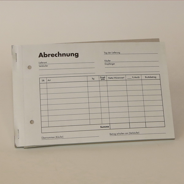 VIEHABRECHNUNGSBLOCK