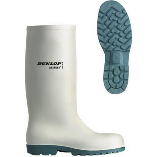 Berufsstiefel Acifort 45 weiß PVC/Nitrilkautschuk