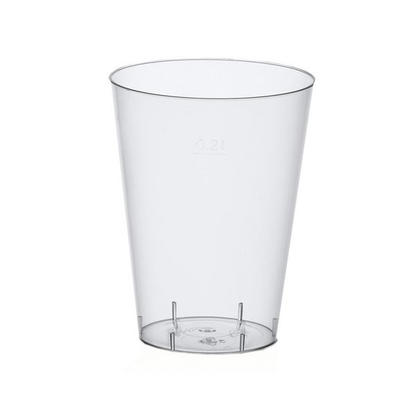 Trinkbecher glasklar 0,2 Liter