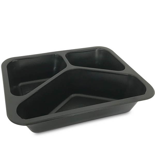 Gilde-Schalen PP227X178X50 3-geteilt