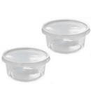 Becher & Deckel rund 250g PP