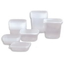 Becher eckig 250g NEU PP