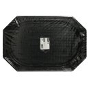 SERVIERPLATTE 53x35CM SCHWARZ